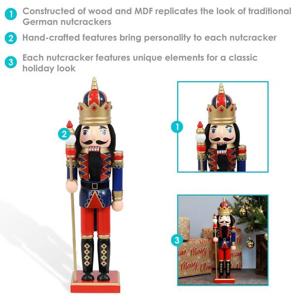 Cleveland Browns Pull String Wooden Nutcracker Ornament