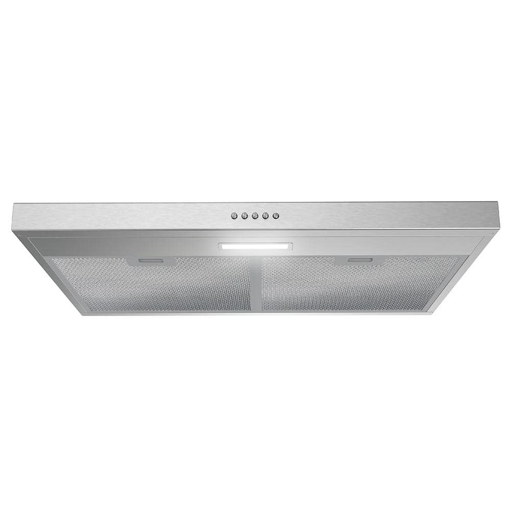 Streamline 30-Inch Stainless Steel Under Cabinet Range Hood with Charcoal Filter