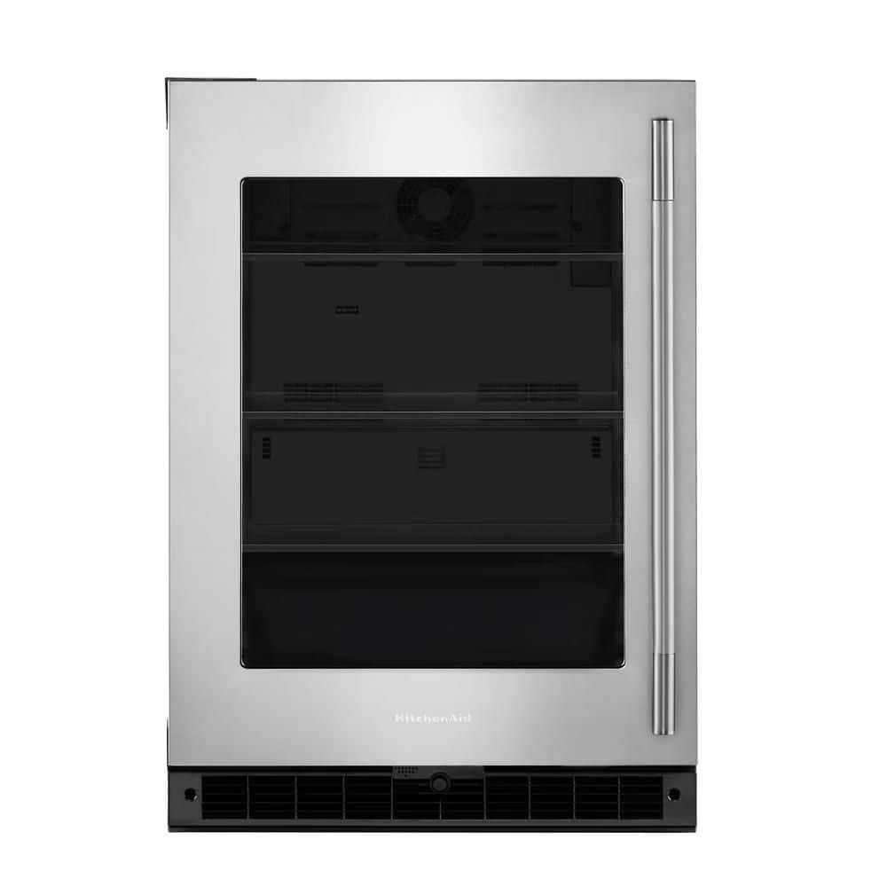 24 in. 5.2 cu. ft. Undercounter Refrigerator in Black Cabinet with Stainless Doors price history on PriceWatchPro
