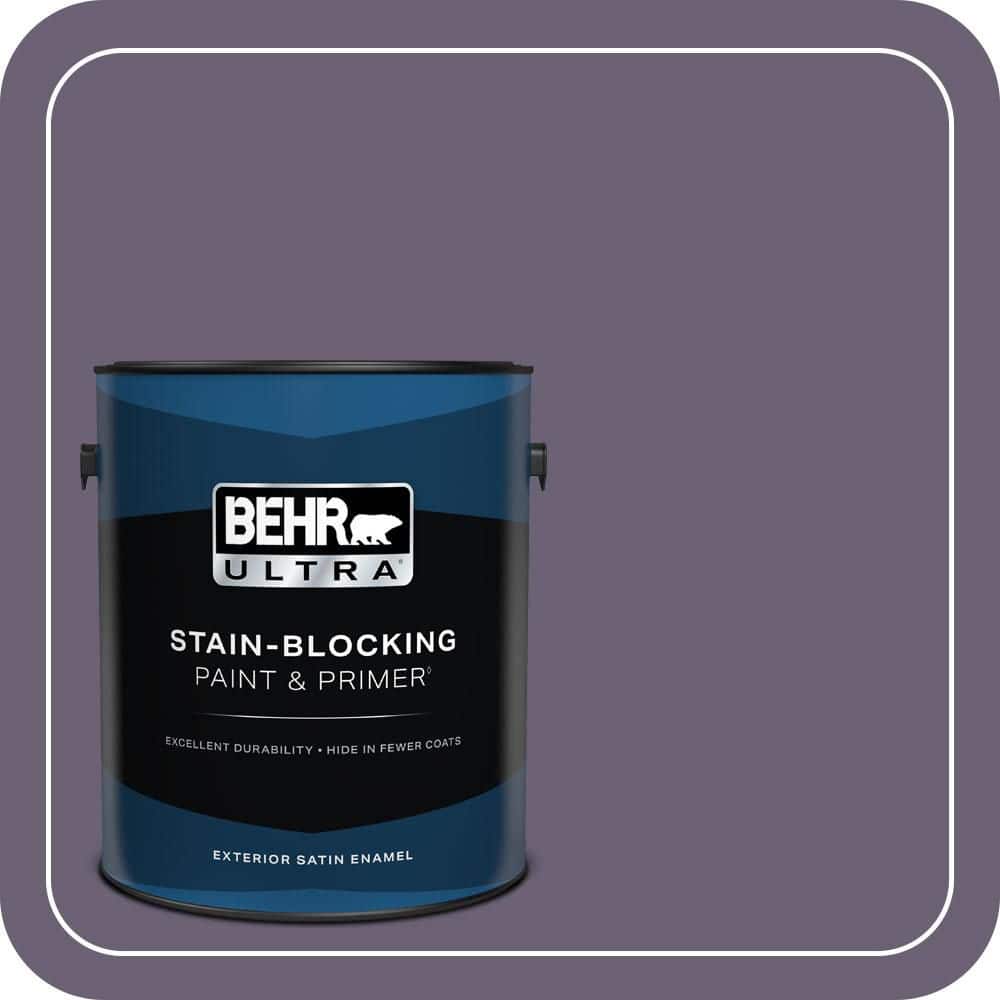 1 gal. #ICC-109 Iris Petal Satin Enamel Exterior Paint & Primer price history on PriceWatchPro