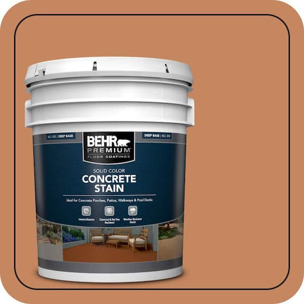 5 gal. #PFC-17 Rusty Orange Solid Color Flat Interior/Exterior Concrete Stain