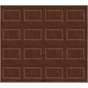 Classic Collection 8 ft. x 7 ft. 12.9 R-value Intellicore Insulated Solid Ultra-Grain Cherry Garage Door