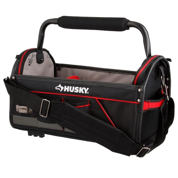 Husky 20 in. Pro Tool Tote with Removable Tool Wall 67129-02