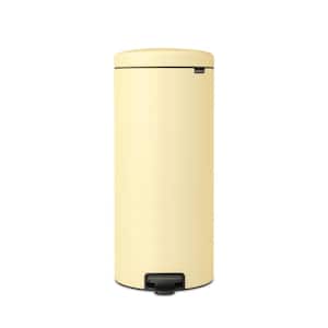 NewIcon 8 Gal. (30 l) Mellow Yellow Step-On Trash Can