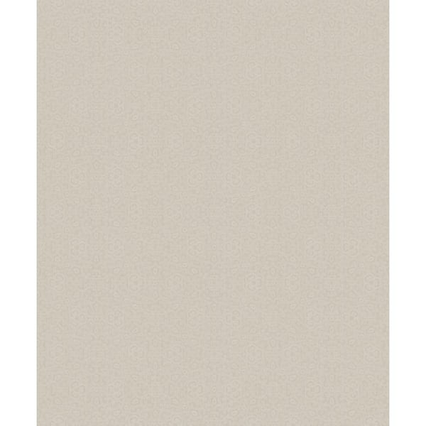 Unbranded Metallic Beige Openwork Flower Vinyl on Non-Woven Non-Pasted Wallpaper Roll