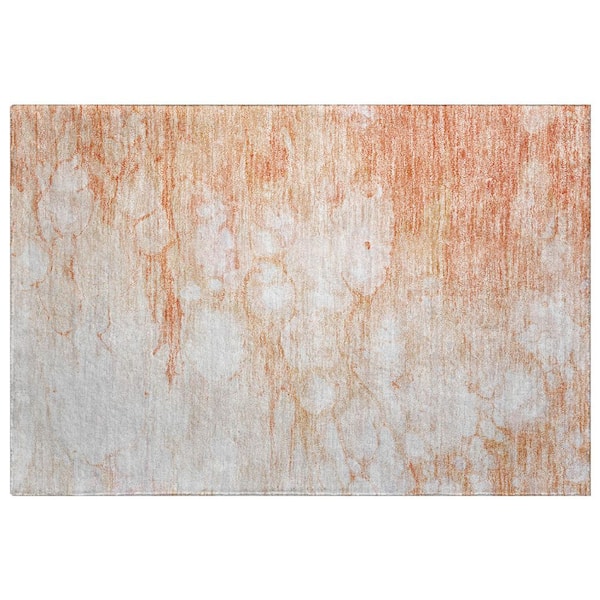 Dream Shag Premium Machine Washable Abstract ADS699 Aloe 3 ft. x 4 ft. Area Rug