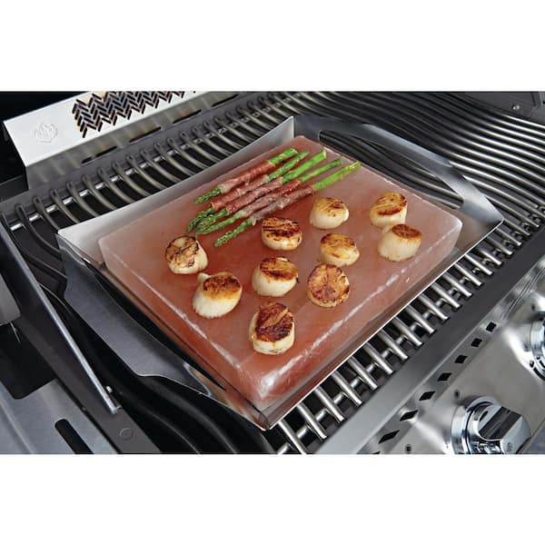 Himalayan Salt Block with Pro BBQ Grill Topper