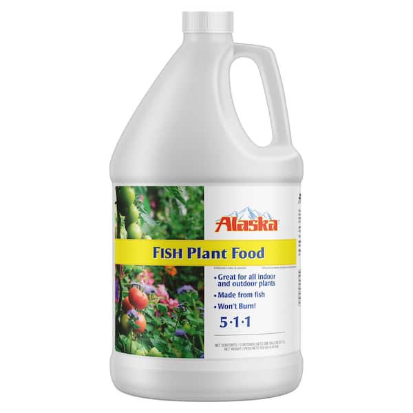 Alaska 128 oz. (1 gal.) Organic Gardening Liquid Fish Emulsion Plant Food Fertilizer Concentrate 5-1-1