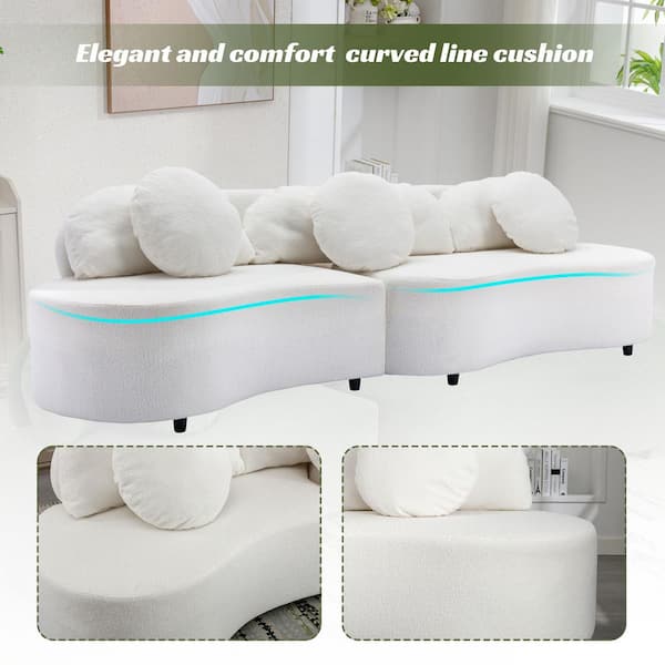 Ins High End Lamb Fleece Back Cushion Soft Comfortable Chair Sofa Cushion  Living Room Home Decorative Throw Pillows Soft Pillow