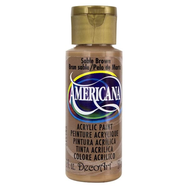 Americana 2oz Acrylic Paint Sable Brown*