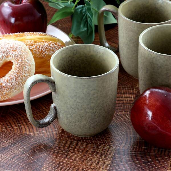 Glass Coffee Mugs Set of 6, Aoeoe 15 oz Large Coffee
