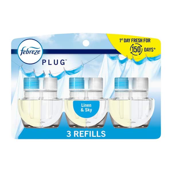 PLUG Air Freshener Refills, Linen and Sky, 0.87 oz PLUG Air Freshener Refills, Linen and Sky, 0.87 oz