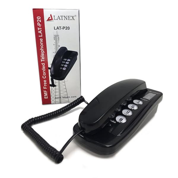 LATNEX Low-EMF Corded Landline Telephone LAT-P20