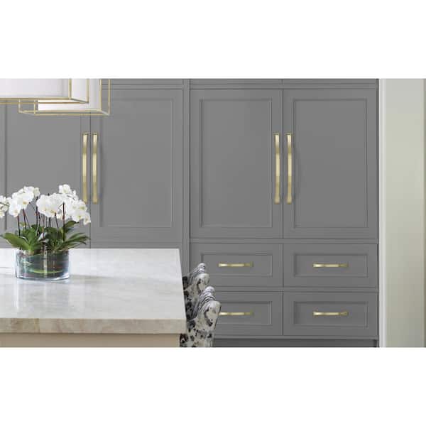 Candler 18 in. (457mm) Classic Golden Champagne Arch Appliance Pull