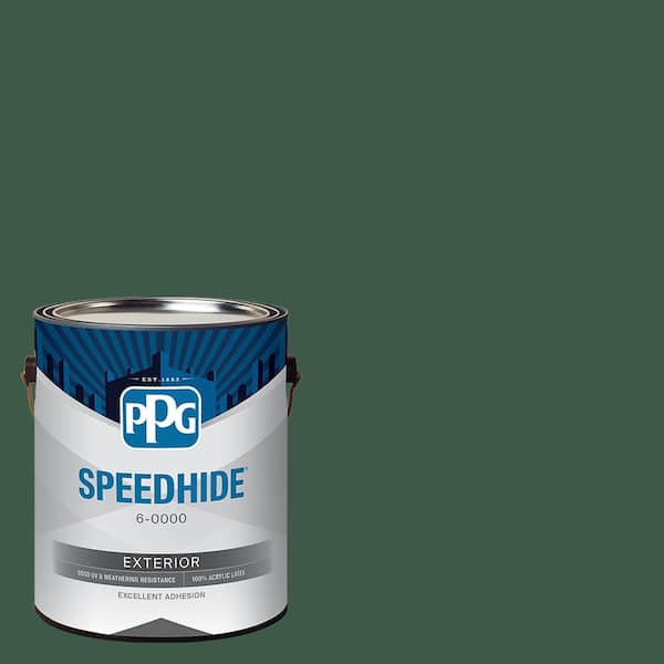 1 gal. PPG1133-7 Royal Hunter Green Satin Exterior Paint