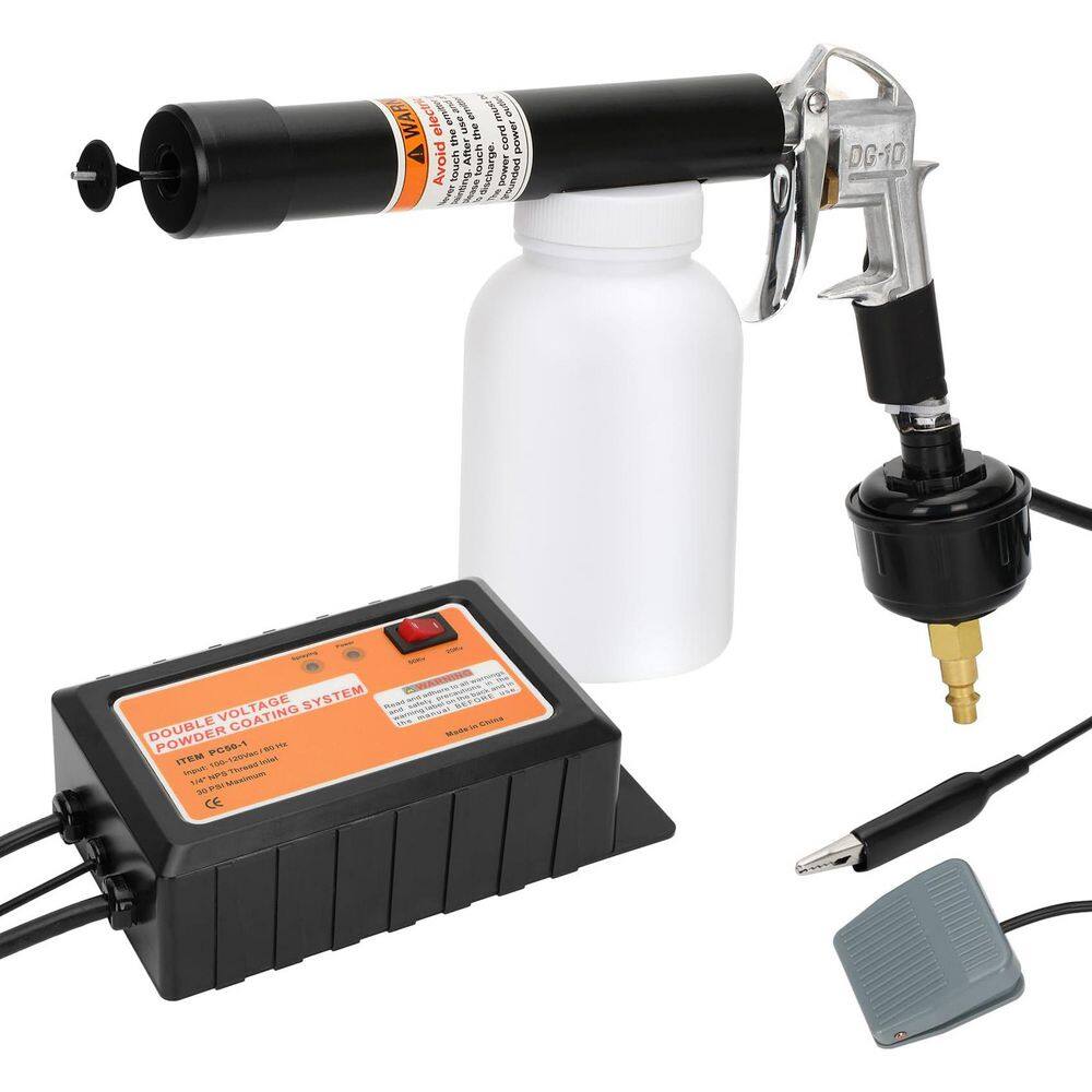 2 Powder Cup Gravity Feed Electrostatic Powder Coating Spray Gun Kit Dual Voltage for DIY and Commercial Use price history on PriceWatchPro