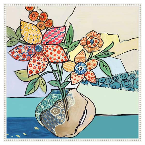 Amanti Art Fresh Picks by Lera 1-Piece Floater Frame Canvas Giclee Home Art Print 30 in. x 30 in.