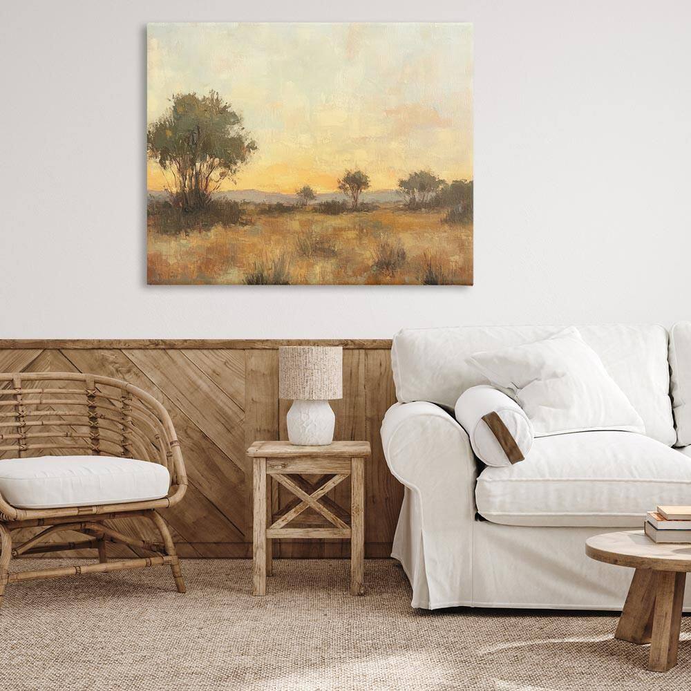 Honey Hued Horizon by Petal Prints Design Unframed Nature Graphic Art Print 36 in. x 48 in. price history on PriceWatchPro