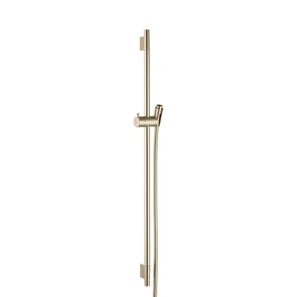 Unica Wall Bar Shower Kits in Polished Nickel