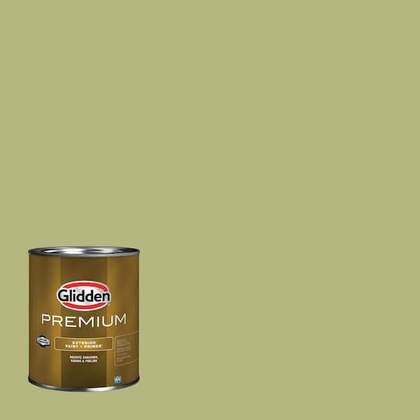 Glidden Premium 1 qt. PPG1119-5 Fancy Flirt Satin Exterior Latex Paint