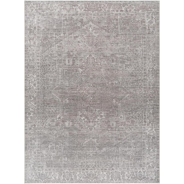 Galey Alix x Livabliss Collins Avenue VII Vintage Medallion Area Rug, 9'1 in. x 12' (9' x 12'), Olive