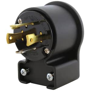 NEMA L14-30P 30 Amp 125-Volt/250-Volt 4-Prong Elbow Locking Male Plug With UL, C-UL Approval