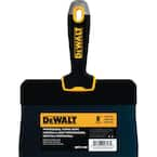 DEWALT 8 in. Blue Steel Big Back Taping Knife with Soft Grip