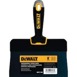 DEWALT 8 in. Blue Steel Big Back Taping Knife with Soft Grip Handle