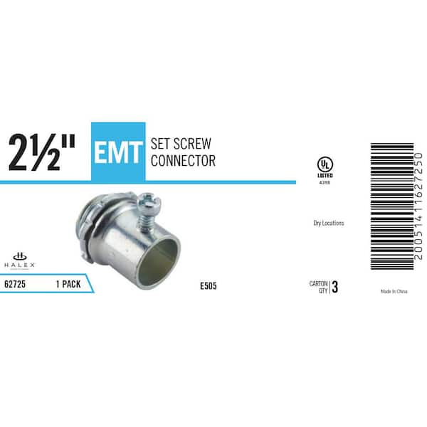 Halex Strap, Conduit; EMT Use, 3/4 in, Steel, Galvanized 96162