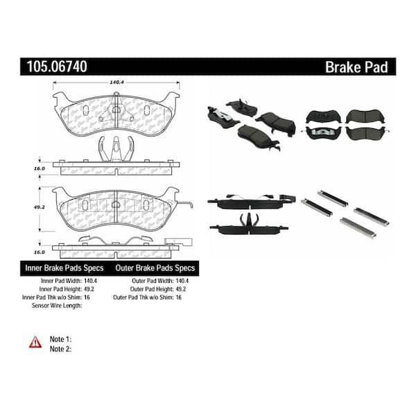Centric Parts Disc Brake Pad Set