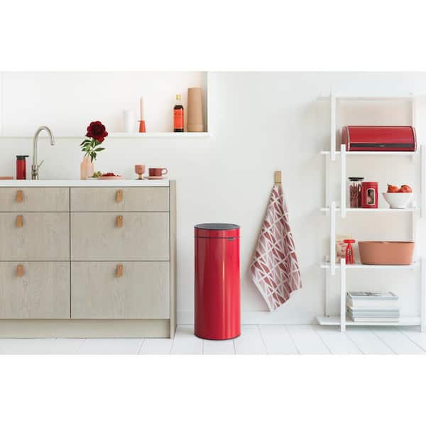 Brabantia 8-Gallon Touch Trash Can - Passion Red