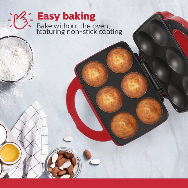 Mini Pancakes Maker Machine Cake Pop Maker For Kids - 9 Cake Ball Baker ...