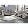 NEW CLASSIC HOME FURNISHINGS New Classic Furniture Kamari 2-piece Gray Polyester Fabric Living Room Set with Dual Recliners 20-U092-2NP