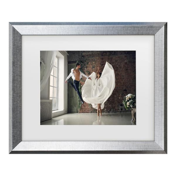 Trademark Fine Art Sergei Smirnov Couples Dance Matted Framed Photography Wall Art 14.5 in. x 17.5 in.