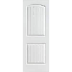 28 in. x 80 in. Primed 2-Panel Cheyenne Hollow Core Composite Interior Door Slab