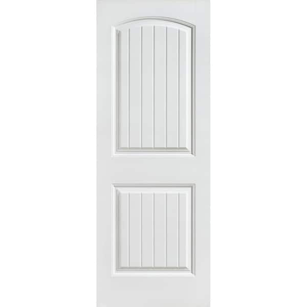 Masonite 28 in. x 80 in. Primed 2-Panel Cheyenne Hollow Core Composite Interior Door Slab