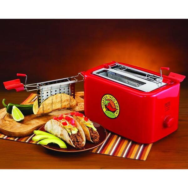 Nostalgia Fiesta Series 2-Shell Baked Taco Shell Toaster