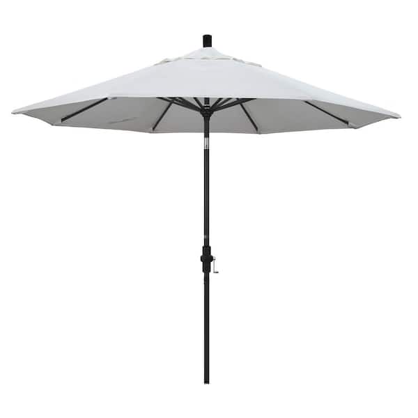 California Umbrella 9 ft. Aluminum Collar Tilt Patio Umbrella in Natural Pacifica