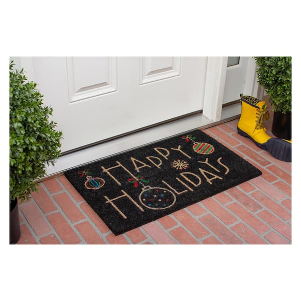 Happy Holidays Doormat