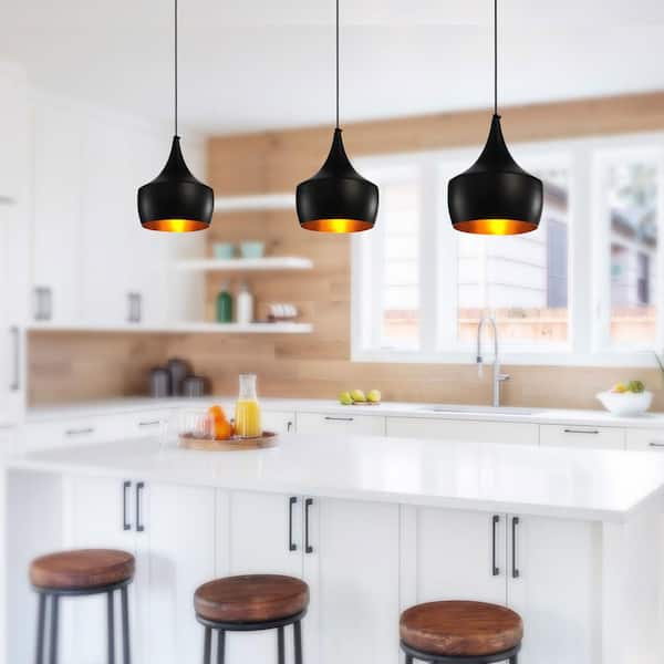 Dynamic 1-Light Black Pendant