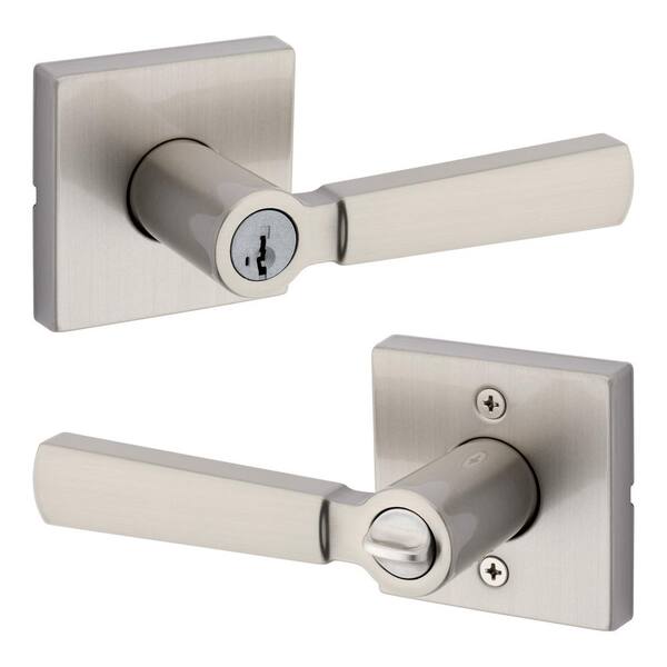 thumbnail image 2 of Satin Nickel Entry Door Knob With Keyed Latch - Storeroom Function 2 of 2