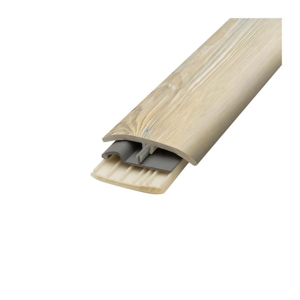 PERFORMANCE ACCESSORIES Neutral Pine 0.31 in. T x 2 in. W x 78.7 in. L Vinyl 4-in-1 Molding