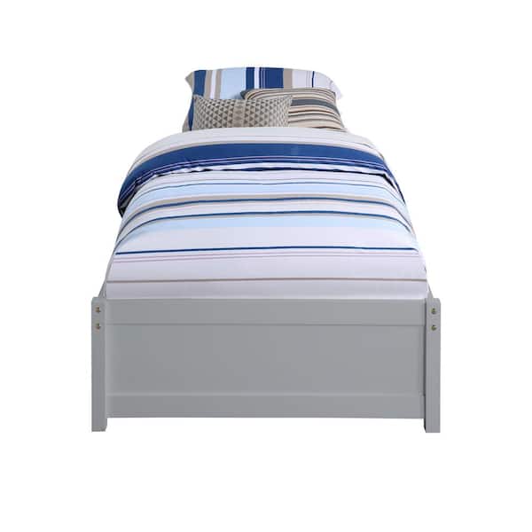 Utopia 4niture Devyn Gray Twin 2-Drawer Solid Wood Daybed