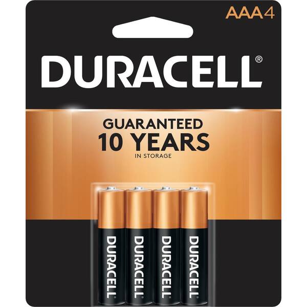 Duracell Coppertop AAA Alkaline Battery (4-Pack), Triple A Batteries