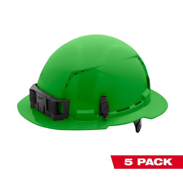 Milwaukee BOLT Yellow Type Class C Front Brim Vented Hard Hat With 4 ...