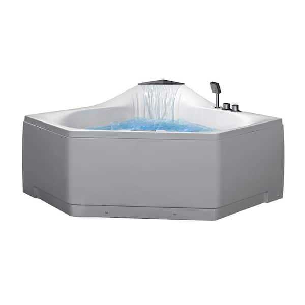 Ariel 5 ft. Whirlpool Tub in White