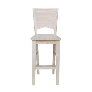 Canyon 30 in. Unfinished Wood Bar Stool