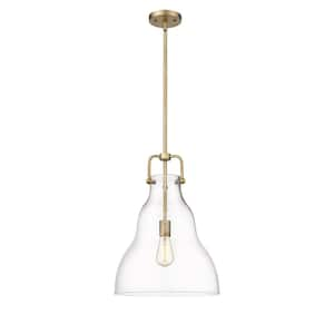 Savoy House Foster 14 in. W x 25.50 in. H 1-Light Warm Brass