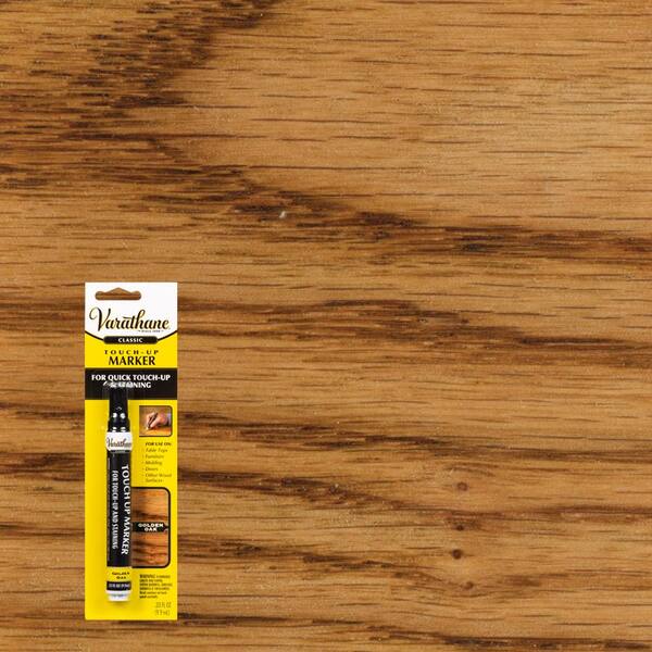 Varathane 33 Oz Golden Oak Wood Stain Furniture Floor Touch Up Marker 340256 The Home Depot