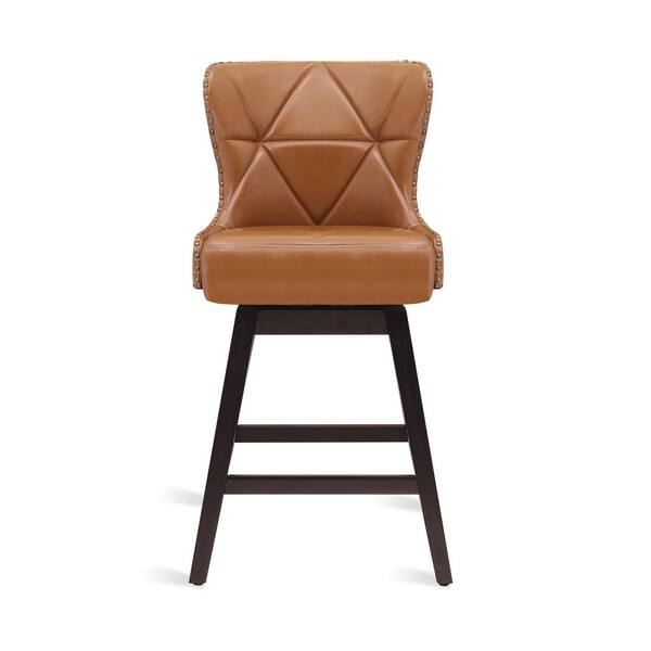 Bar stool tan discount leather